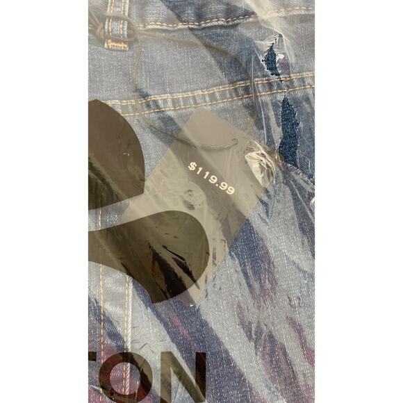 Winston Denim Jeans Mens 56 x 34 Distressed Medium Wash New - Picture 8 of 8